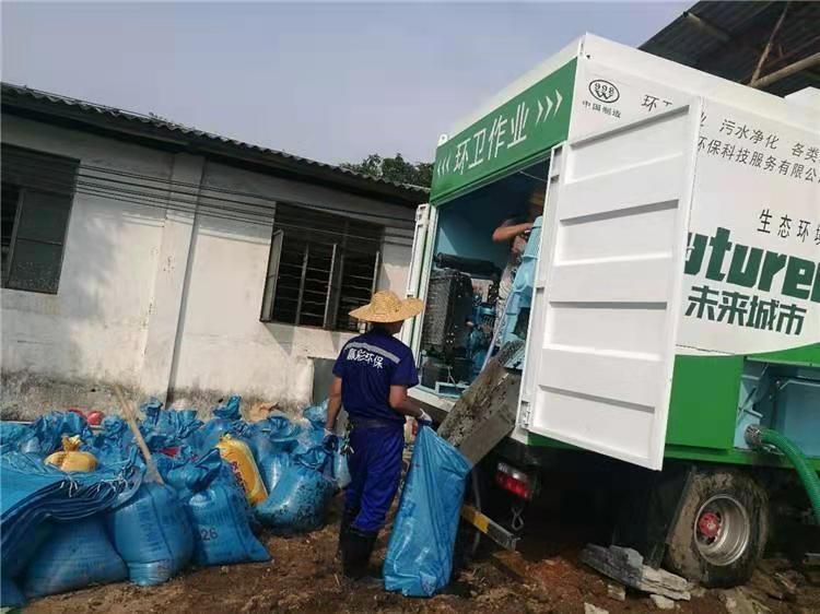 灌阳工业污泥压干处理